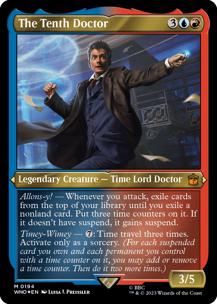 The Tenth Doctor (Display Commander) [Doctor Who] MTG Single Magic: The Gathering | Red Claw Gaming