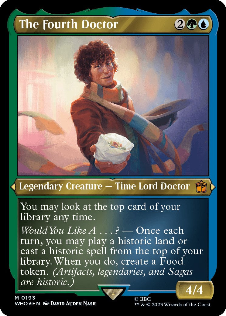 The Fourth Doctor (Display Commander) [Doctor Who] MTG Single Magic: The Gathering    | Red Claw Gaming