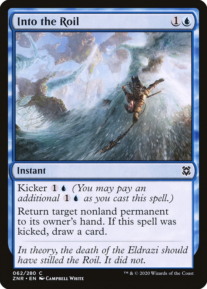 Into the Roil [Zendikar Rising] MTG Single Magic: The Gathering | Red Claw Gaming