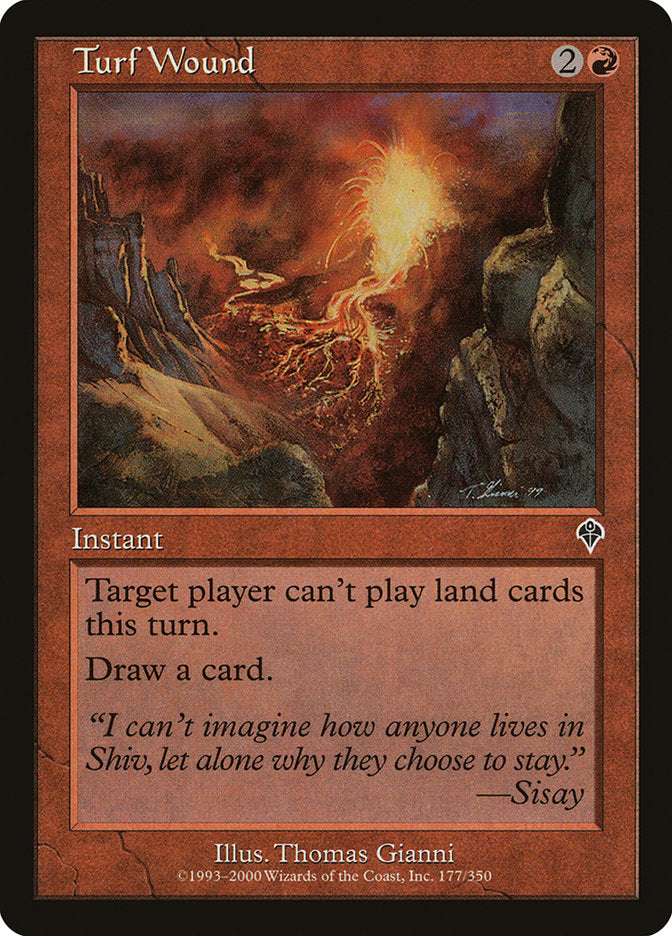 Turf Wound [Invasion] MTG Single Magic: The Gathering | Red Claw Gaming