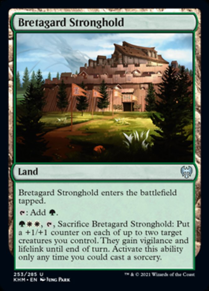 Bretagard Stronghold [Kaldheim] MTG Single Magic: The Gathering | Red Claw Gaming