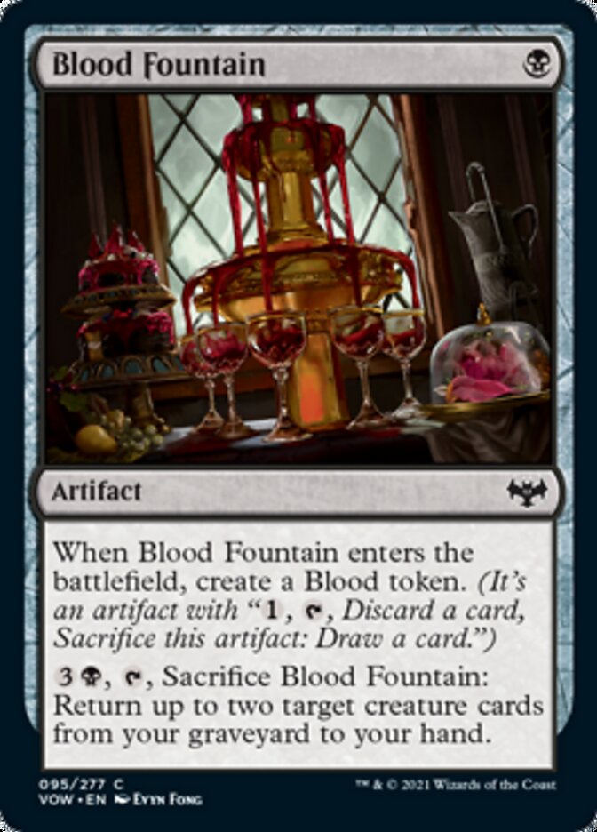 Blood Fountain [Innistrad: Crimson Vow] MTG Single Magic: The Gathering | Red Claw Gaming