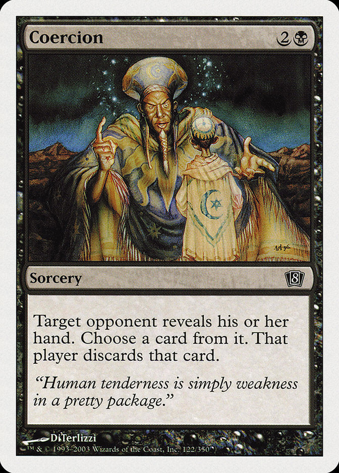 Coercion [Eighth Edition] MTG Single Magic: The Gathering | Red Claw Gaming