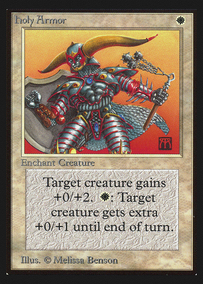 Holy Armor [Collectors' Edition] MTG Single Magic: The Gathering | Red Claw Gaming