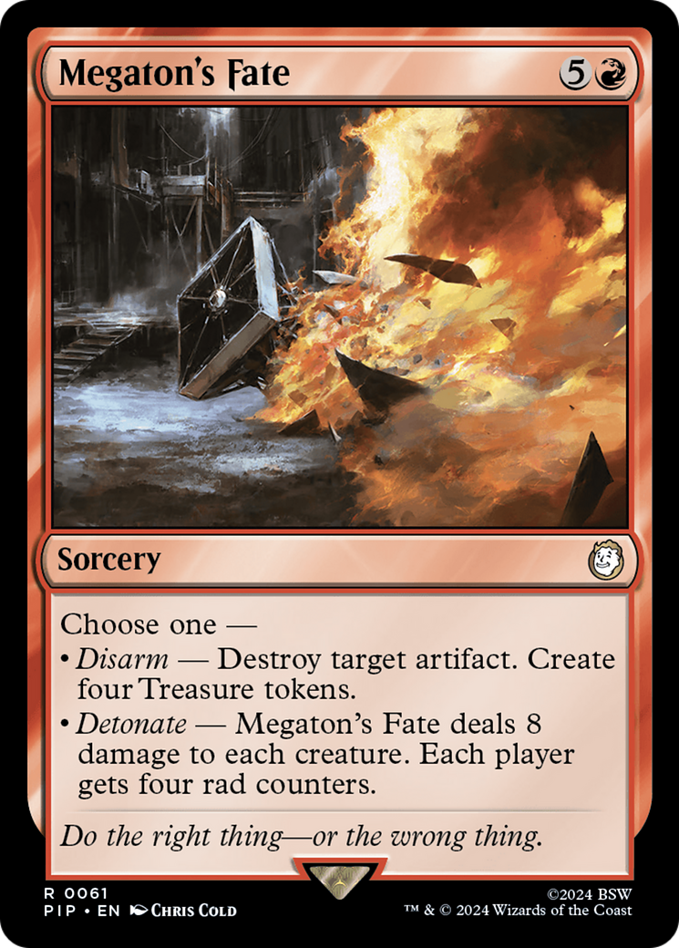 Megaton's Fate [Fallout] MTG Single Magic: The Gathering | Red Claw Gaming