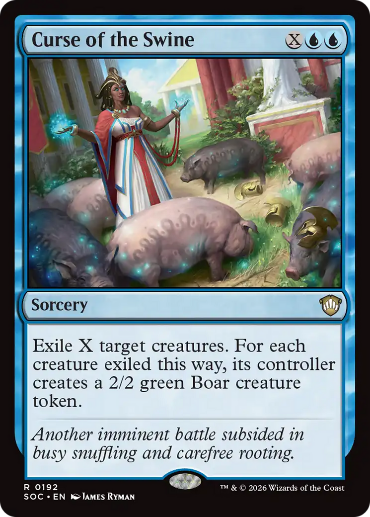 Curse of the Swine [Secrets of Strixhaven Commander] MTG Single Magic: The Gathering | Red Claw Gaming