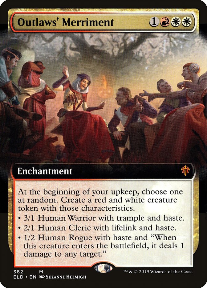 Outlaws' Merriment (Extended Art) [Throne of Eldraine] MTG Single Magic: The Gathering | Red Claw Gaming