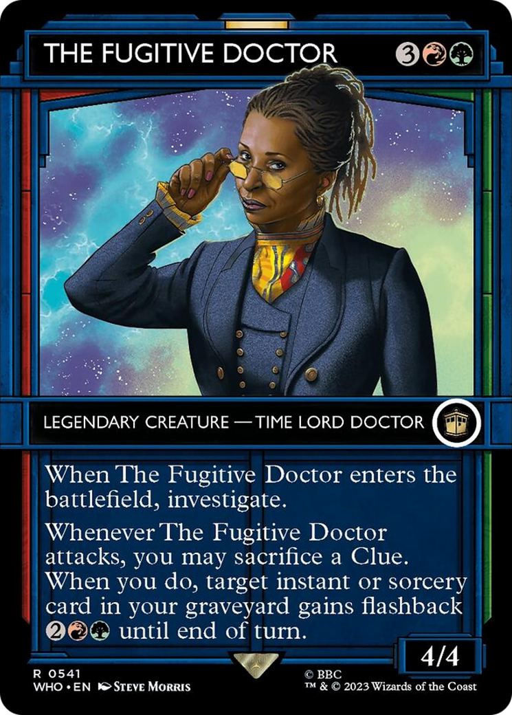 The Fugitive Doctor (Showcase) [Doctor Who] MTG Single Magic: The Gathering    | Red Claw Gaming