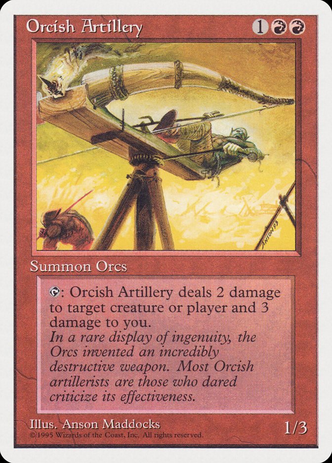 Orcish Artillery [Rivals Quick Start Set] MTG Single Magic: The Gathering | Red Claw Gaming
