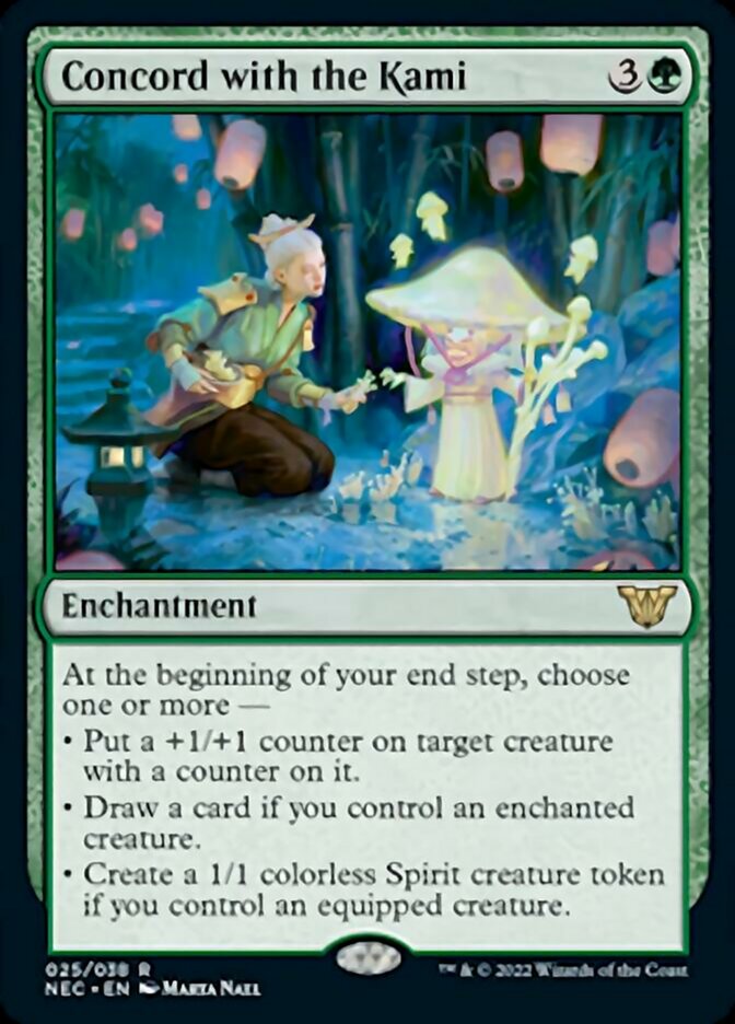 Concord with the Kami [Kamigawa: Neon Dynasty Commander] MTG Single Magic: The Gathering | Red Claw Gaming
