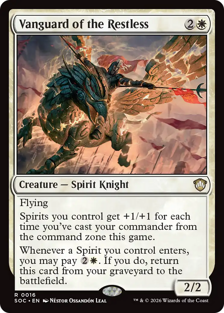 Vanguard of the Restless [Secrets of Strixhaven Commander] MTG Single Magic: The Gathering | Red Claw Gaming