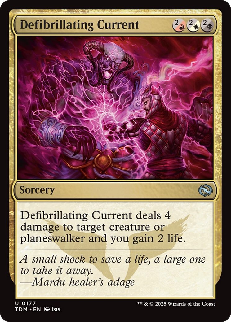 Defibrillating Current [Tarkir: Dragonstorm] MTG Single Magic: The Gathering | Red Claw Gaming