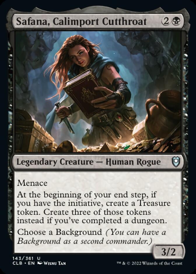 Safana, Calimport Cutthroat [Commander Legends: Battle for Baldur's Gate] MTG Single Magic: The Gathering | Red Claw Gaming
