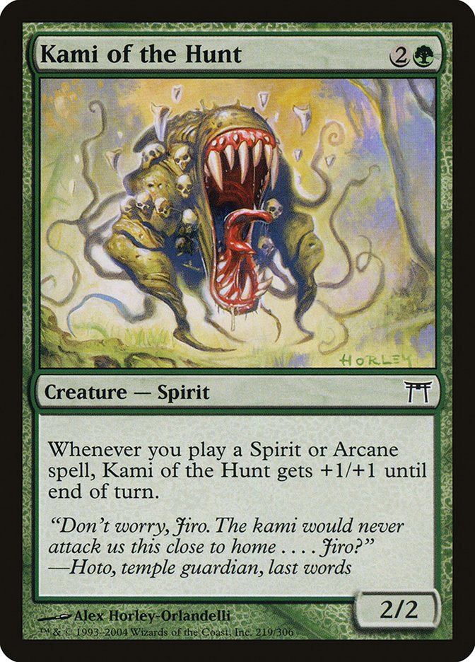 Kami of the Hunt [Champions of Kamigawa] MTG Single Magic: The Gathering | Red Claw Gaming