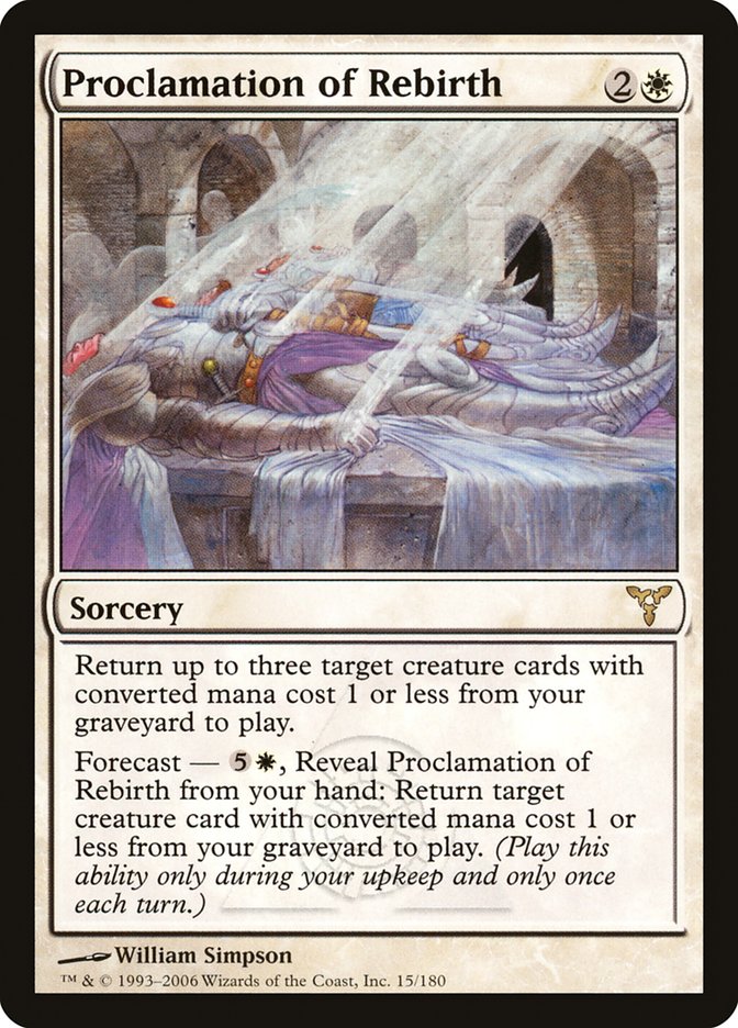 Proclamation of Rebirth [Dissension] MTG Single Magic: The Gathering | Red Claw Gaming