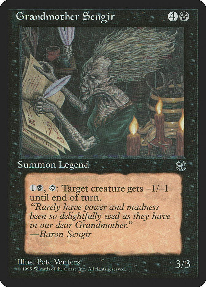 Grandmother Sengir [Homelands] MTG Single Magic: The Gathering | Red Claw Gaming