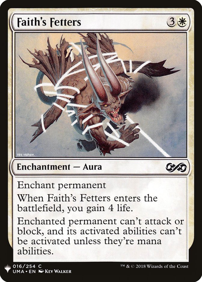 Faith's Fetters [Mystery Booster] MTG Single Magic: The Gathering | Red Claw Gaming