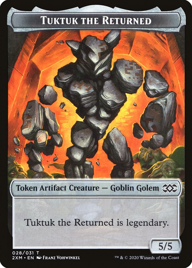 Plant // Treasure Double-Sided Token [Double Masters Tokens] MTG Single Magic: The Gathering | Red Claw Gaming