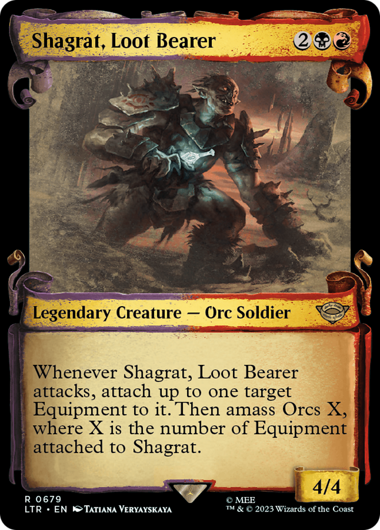 Shagrat, Loot Bearer [The Lord of the Rings: Tales of Middle-Earth Showcase Scrolls] MTG Single Magic: The Gathering | Red Claw Gaming