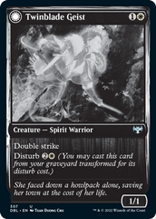 Twinblade Geist // Twinblade Invocation [Innistrad: Double Feature] MTG Single Magic: The Gathering | Red Claw Gaming