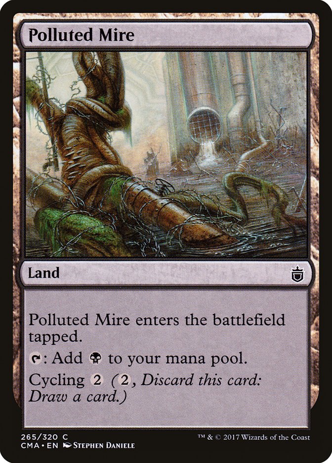 Polluted Mire [Commander Anthology] MTG Single Magic: The Gathering | Red Claw Gaming