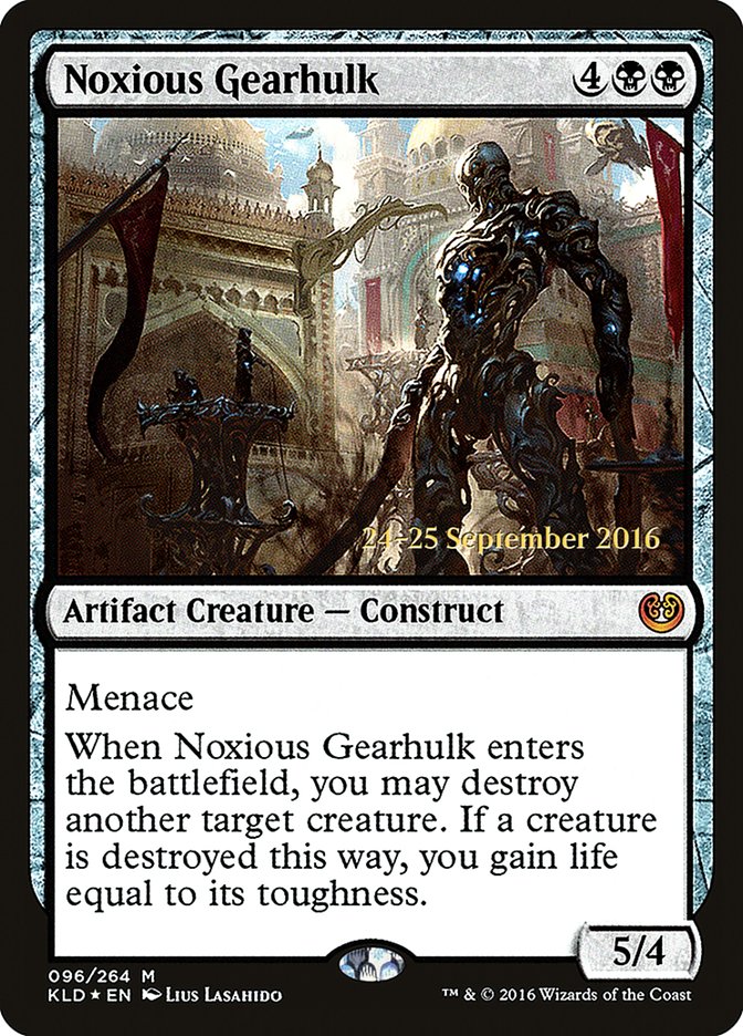 Noxious Gearhulk [Kaladesh Prerelease Promos] MTG Single Magic: The Gathering | Red Claw Gaming
