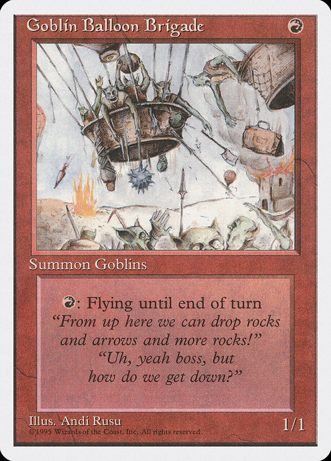 Goblin Balloon Brigade [Fourth Edition] MTG Single Magic: The Gathering | Red Claw Gaming