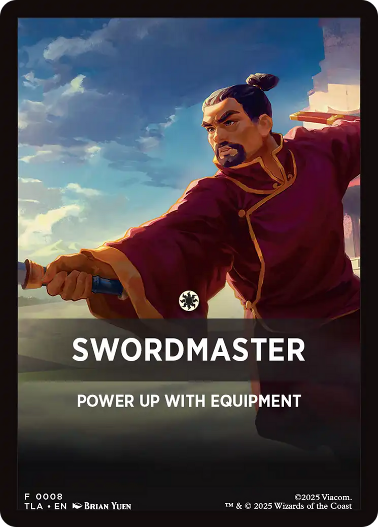 Swordmaster Theme Card [Avatar: The Last Airbender Tokens] | Red Claw Gaming