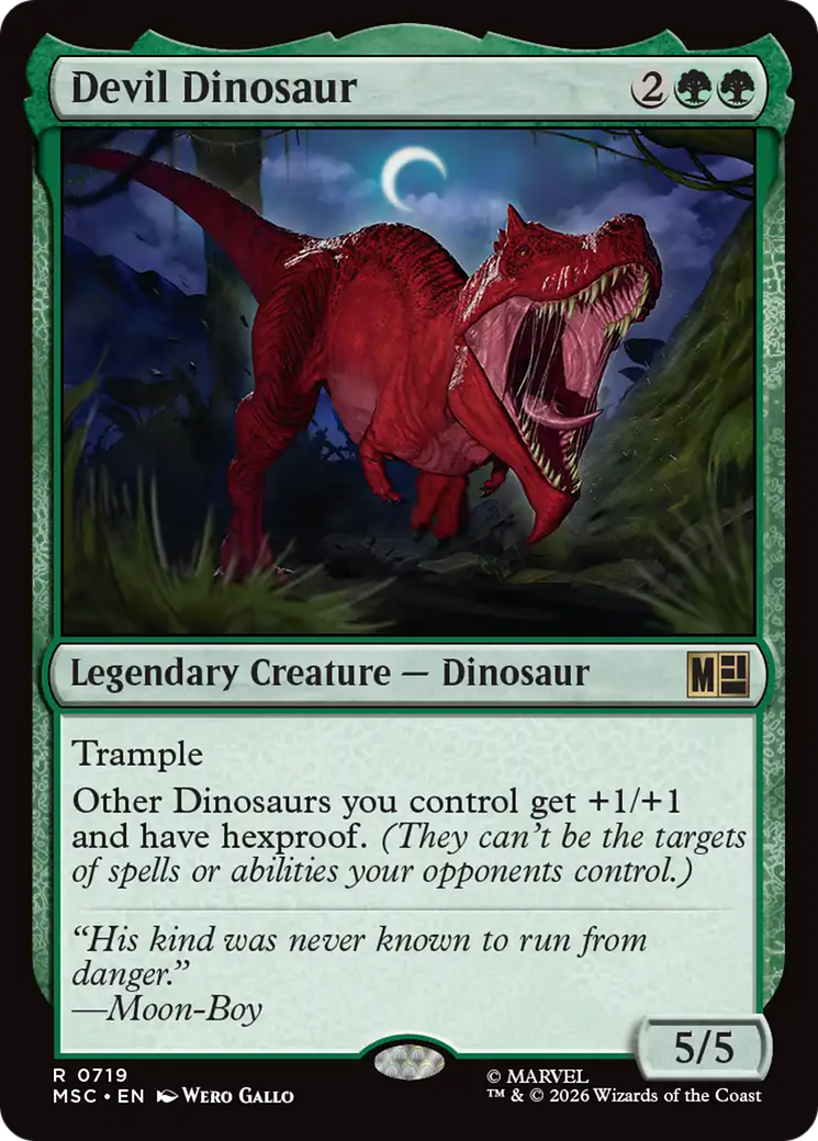 Devil Dinosaur [Marvel Super Heroes Commander] | Red Claw Gaming