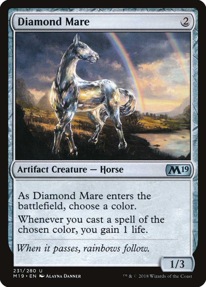 Diamond Mare [Core Set 2019] MTG Single Magic: The Gathering | Red Claw Gaming