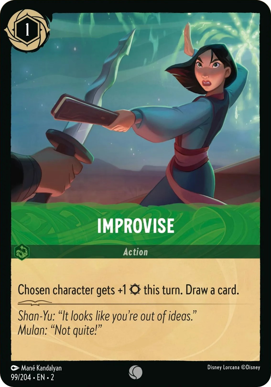 Improvise (99/204) [Rise of the Floodborn] Lorcana Single Disney | Red Claw Gaming