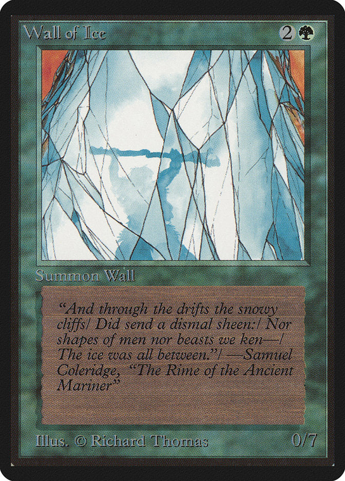 Wall of Ice [Beta Edition] MTG Single Magic: The Gathering | Red Claw Gaming