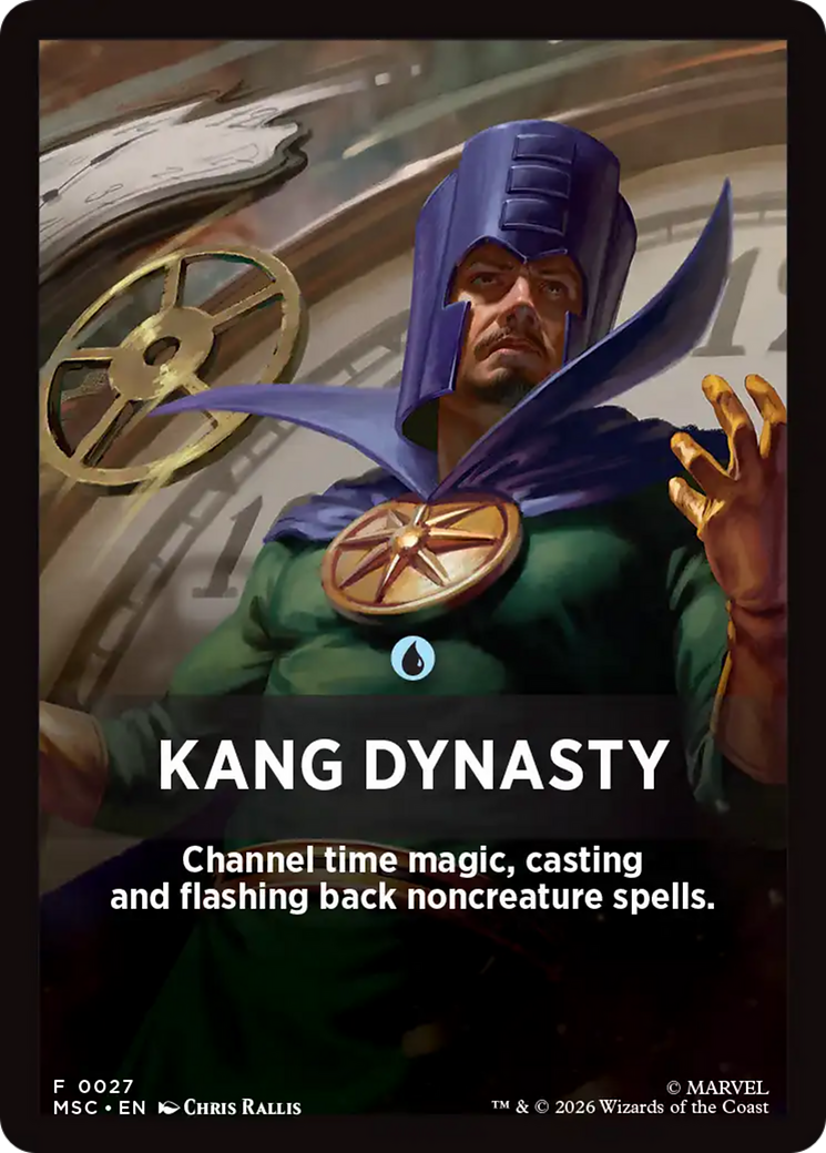Kang Dynasty Theme Card [Marvel Super Heroes Commander] | Red Claw Gaming
