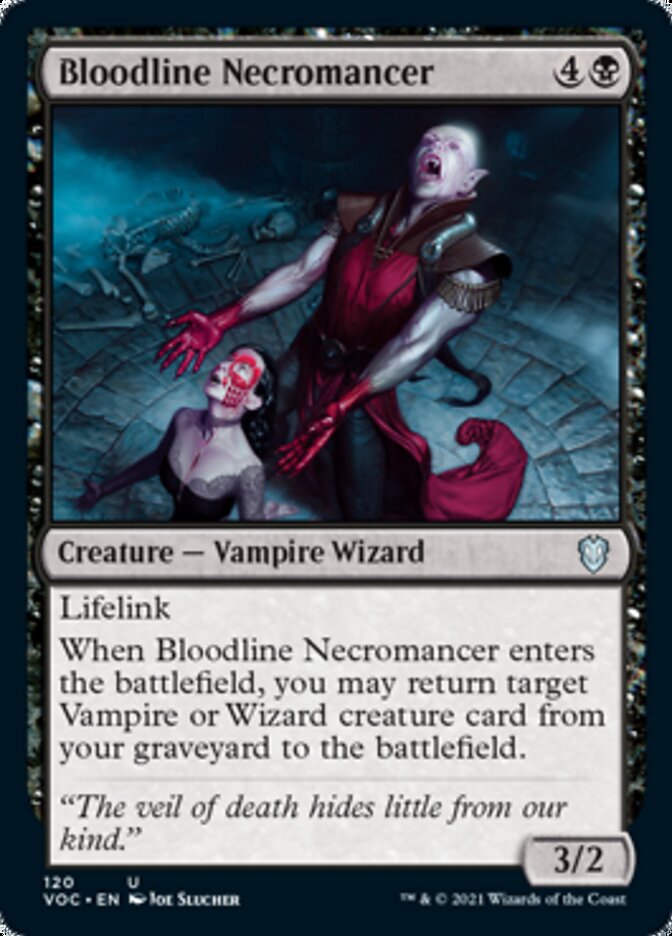Bloodline Necromancer [Innistrad: Crimson Vow Commander] MTG Single Magic: The Gathering | Red Claw Gaming
