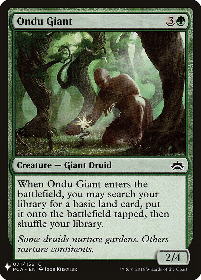 Ondu Giant [Mystery Booster] MTG Single Magic: The Gathering | Red Claw Gaming
