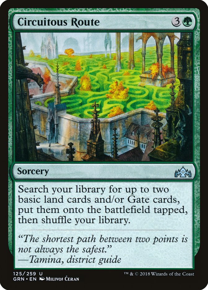 Circuitous Route [Guilds of Ravnica] MTG Single Magic: The Gathering | Red Claw Gaming