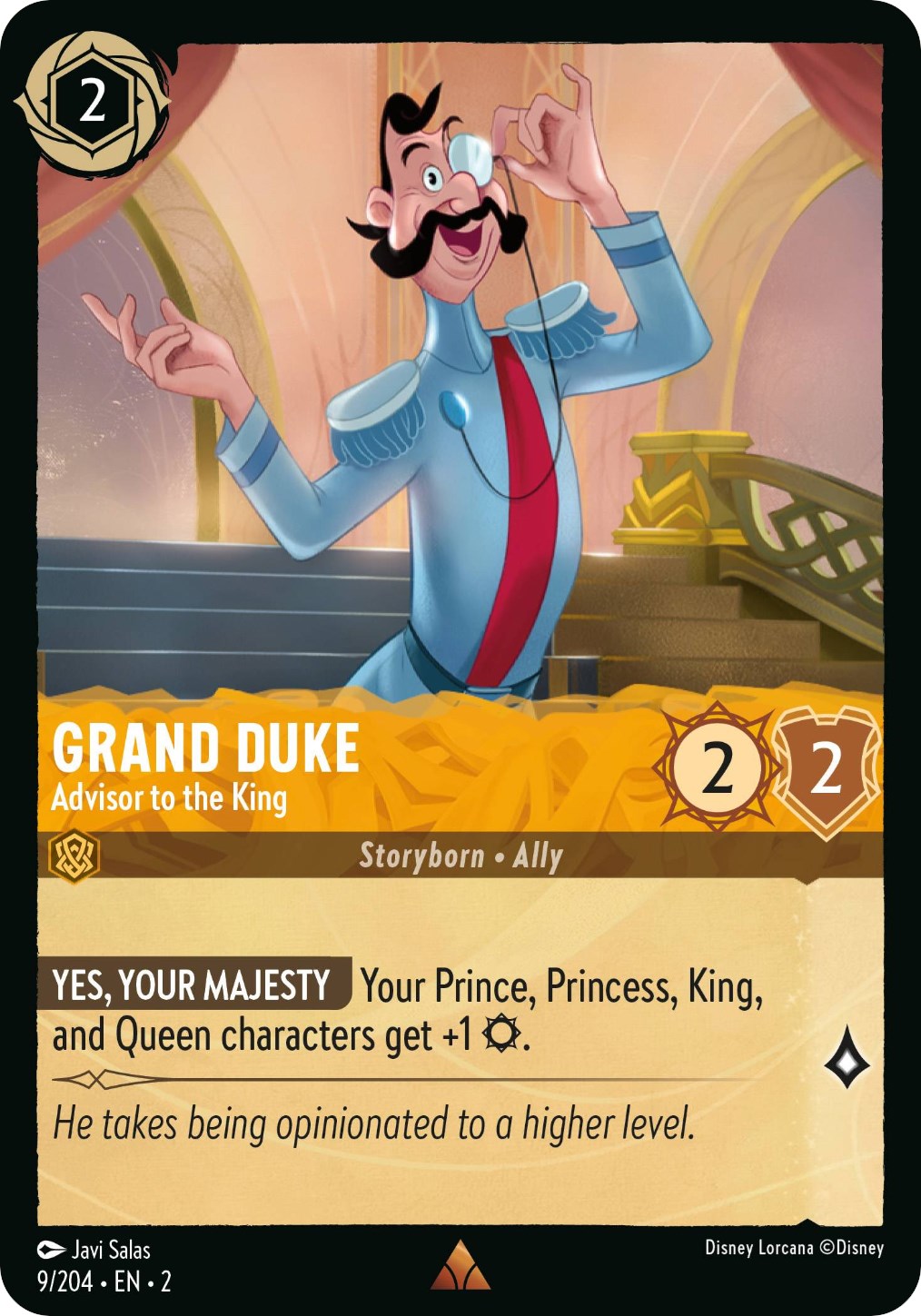 Grand Duke - Advisor to the King (9/204) [Rise of the Floodborn] Lorcana Single Disney | Red Claw Gaming