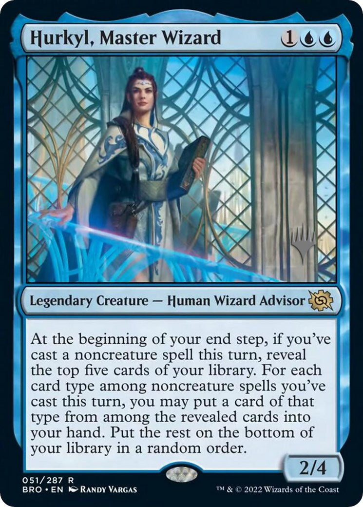 Hurkyl, Master Wizard (Promo Pack) [The Brothers' War Promos] MTG Single Magic: The Gathering | Red Claw Gaming