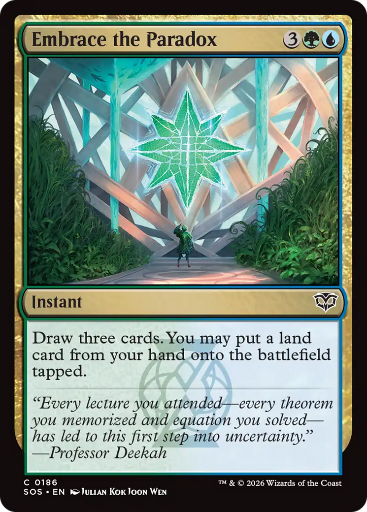 Embrace the Paradox [Secrets of Strixhaven] MTG Single Magic: The Gathering | Red Claw Gaming