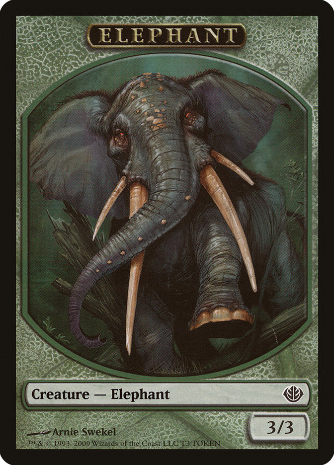 Elephant Token [Duel Decks: Garruk vs. Liliana Tokens] MTG Single Magic: The Gathering | Red Claw Gaming