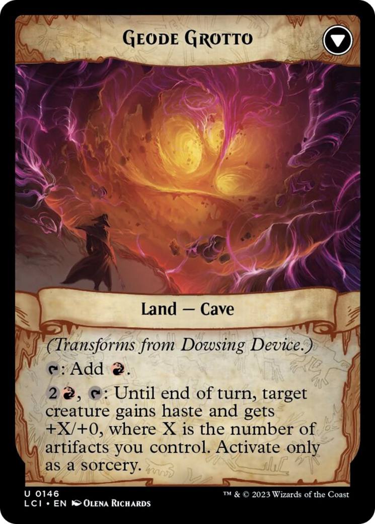 Dowsing Device // Geode Grotto [The Lost Caverns of Ixalan] MTG Single Magic: The Gathering    | Red Claw Gaming