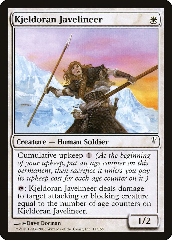 Kjeldoran Javelineer [Coldsnap] MTG Single Magic: The Gathering | Red Claw Gaming