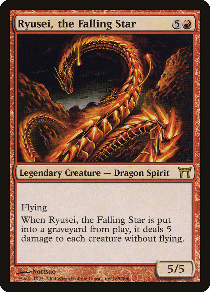 Ryusei, the Falling Star [Champions of Kamigawa] MTG Single Magic: The Gathering | Red Claw Gaming