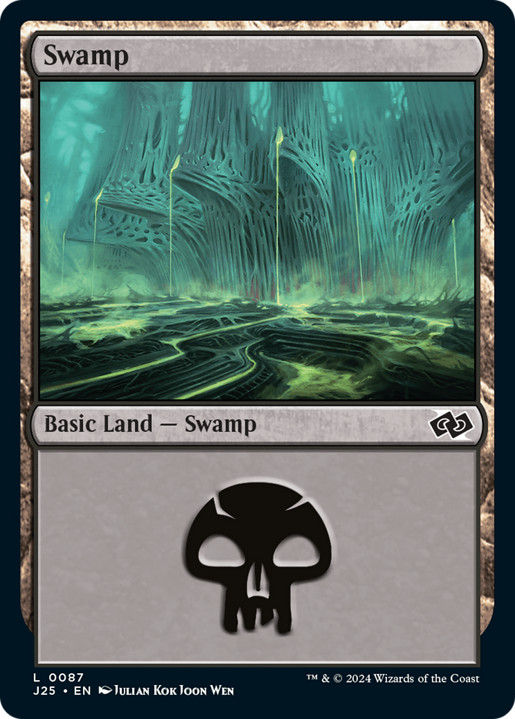 Swamp (87) [Foundations Jumpstart] MTG Single Magic: The Gathering | Red Claw Gaming