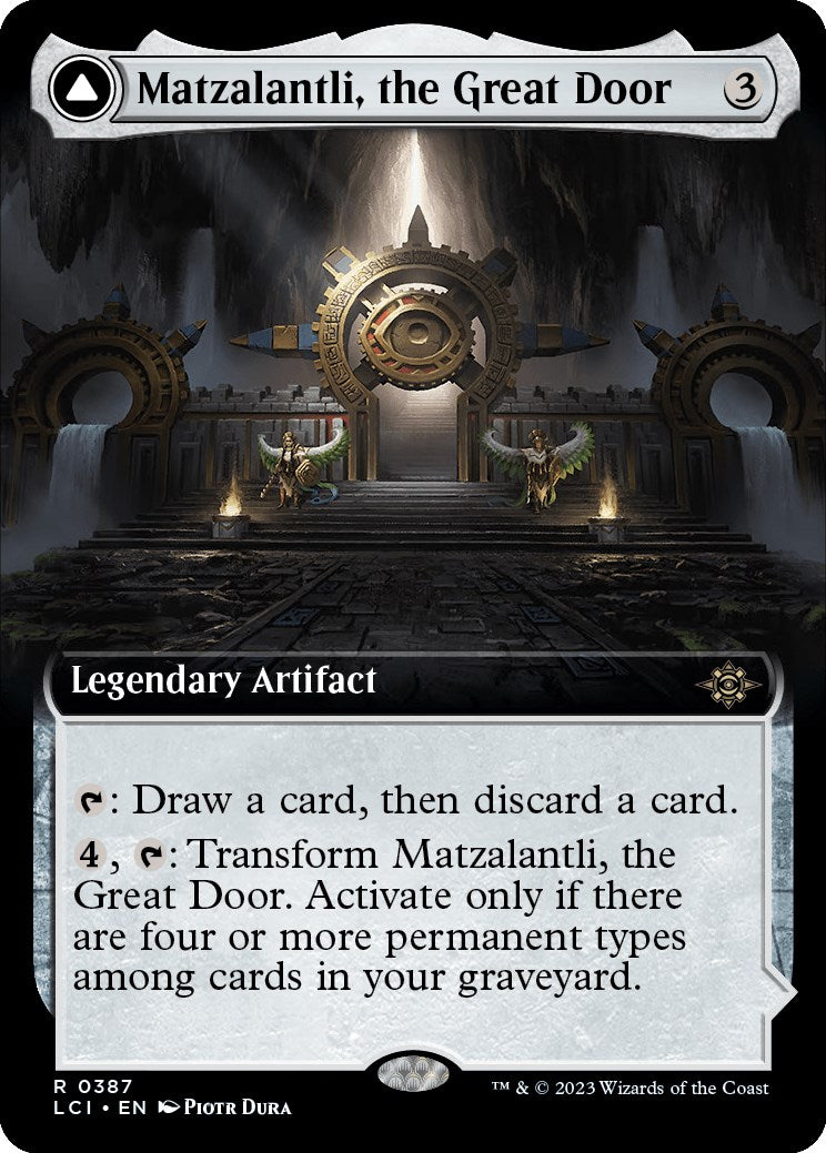 Matzalantli, the Great Door // The Core (Extended Art) [The Lost Caverns of Ixalan] MTG Single Magic: The Gathering    | Red Claw Gaming