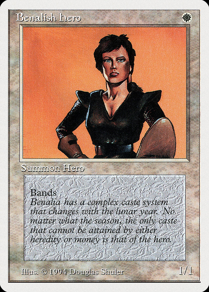 Benalish Hero [Summer Magic / Edgar] MTG Single Magic: The Gathering | Red Claw Gaming