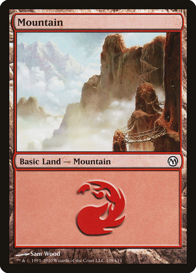 Mountain (109) [Duels of the Planeswalkers] MTG Single Magic: The Gathering | Red Claw Gaming