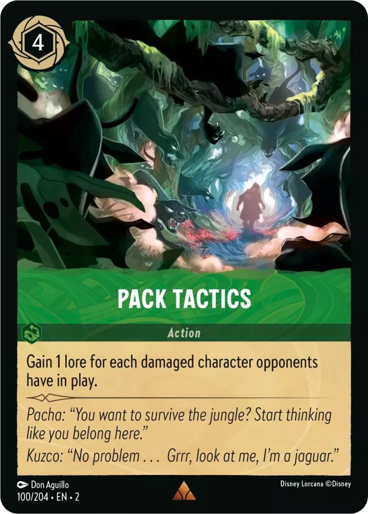 Pack Tactics (100/204) [Rise of the Floodborn] Lorcana Single Disney | Red Claw Gaming
