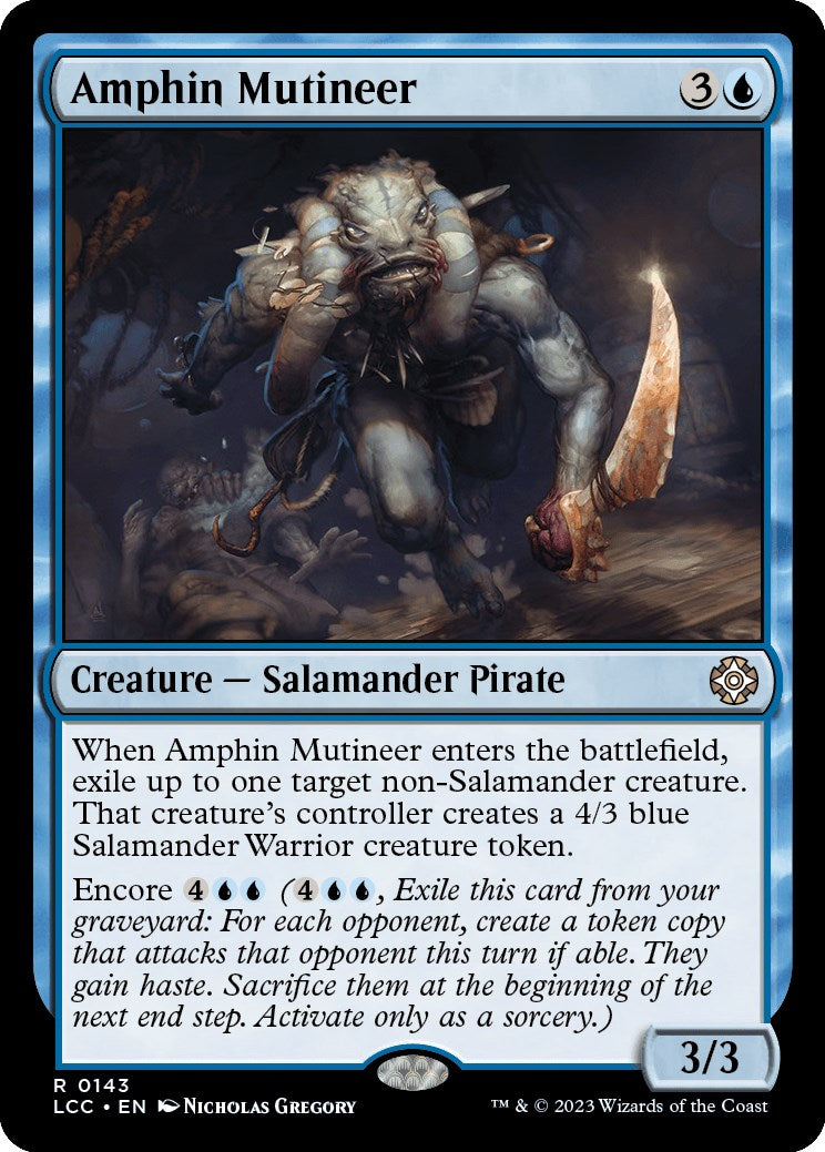 Amphin Mutineer [The Lost Caverns of Ixalan Commander] MTG Single Magic: The Gathering | Red Claw Gaming