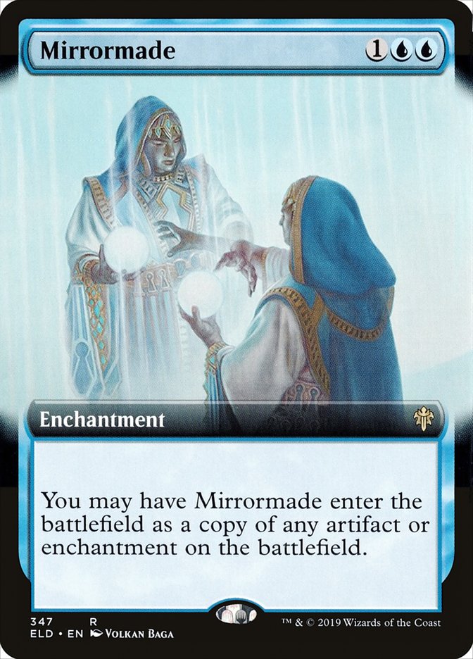 Mirrormade (Extended Art) [Throne of Eldraine] MTG Single Magic: The Gathering | Red Claw Gaming